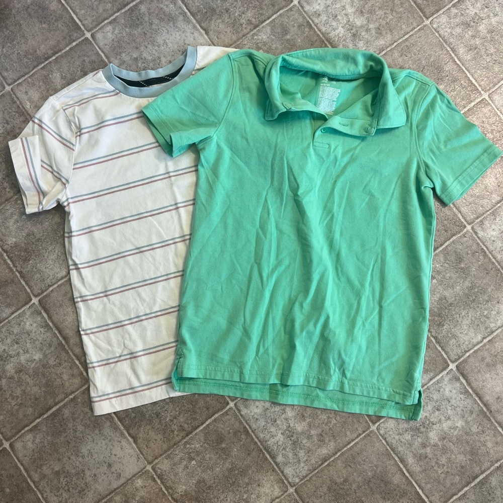 2 pack boys short sleeve 8-10